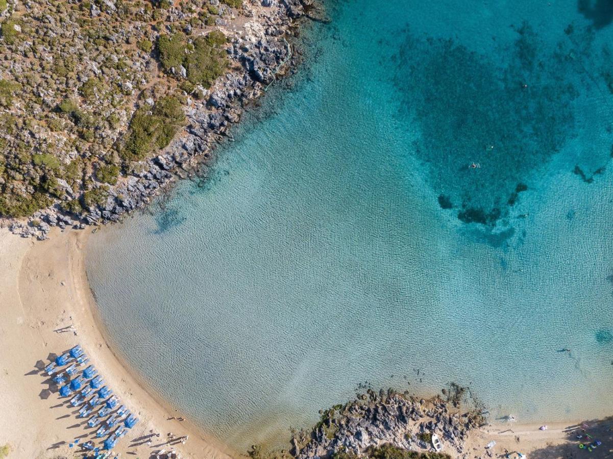 Magnifique Villa Avec Piscine Au Bord De Mer Chorafakia Екстериор снимка